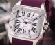 Replica Cartier Santos 100 Rubber Strap Watch - White Roman Markers (3)_th.jpg